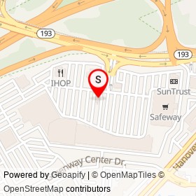 Wendy's on Greenbelt Road, Greenbelt Maryland - location map