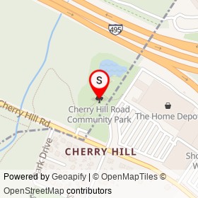 Cherry Hill Road Community Park on , College Park Maryland - location map