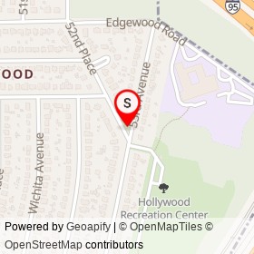 Edgewood on , College Park Maryland - location map