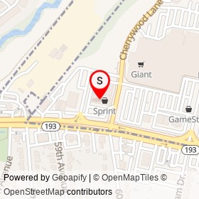 Mattress Warehouse on Cherrywood Lane, Greenbelt Maryland - location map