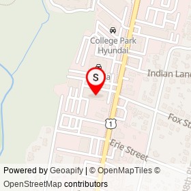 DARCARS Nissan of College Park on Baltimore Avenue, College Park Maryland - location map