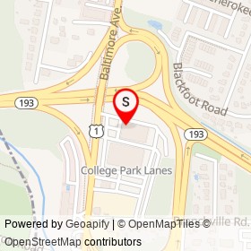 CDepot on University Boulevard East, College Park Maryland - location map