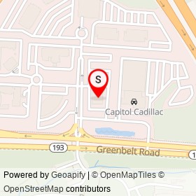 TGI Friday's on Capitol Drive, Greenbelt Maryland - location map