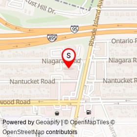 Ciesbd Thrift Store on Rhode Island Avenue, College Park Maryland - location map