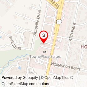 Econo Lodge on Baltimore Avenue, College Park Maryland - location map