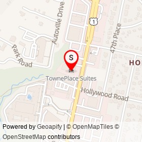 TownePlace Suites on Baltimore Avenue, College Park Maryland - location map