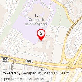 No Name Provided on Greenbelt Road, Greenbelt Maryland - location map