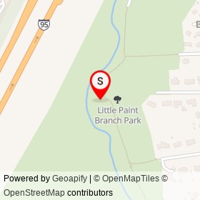 Little Paint Branch Park on , Beltsville Maryland - location map