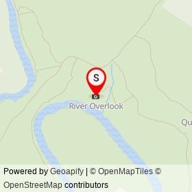 River Overlook on Green Trail, Savage Maryland - location map