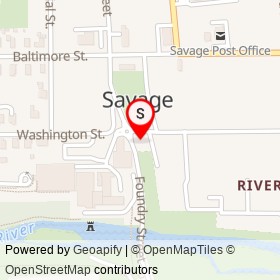 Savage Mill Historic District on , Savage Maryland - location map