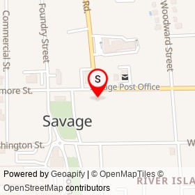 Ma's Kettle on Baltimore Street, Savage Maryland - location map