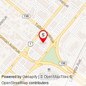 Walgreens on Washington Boulevard, Laurel Maryland - location map