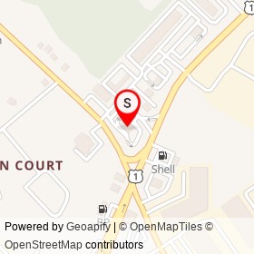 McDonald's on Washington Boulevard, Savage Maryland - location map