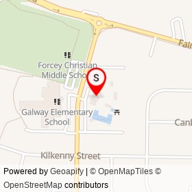 Snack Bar on Galway Drive, Calverton Maryland - location map
