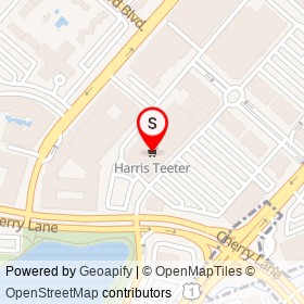 Harris Teeter on Cherry Lane, Laurel Maryland - location map