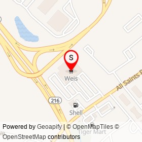 Weis on Whiskey Run, North Laurel Maryland - location map