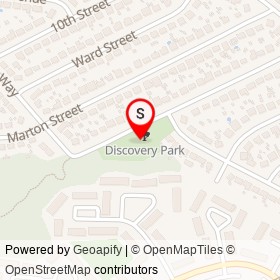 Discovery Park on Harrison Drive, Laurel Maryland - location map