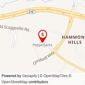 No Name Provided on Old Scaggsville Road, Scaggsville Maryland - location map