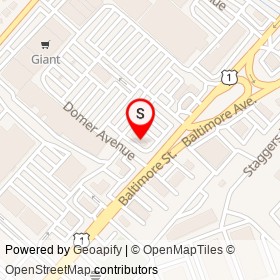 Capital One on Domer Avenue, Laurel Maryland - location map