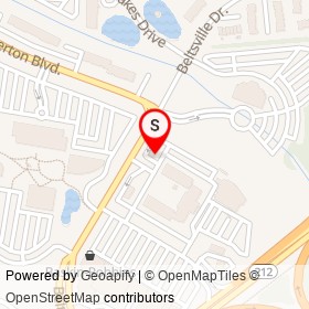 KFC on Beltsville Drive, Calverton Maryland - location map