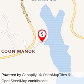 Scott’s Cove at Rocky Gorge Reservoir on Harding Road, Scaggsville Maryland - location map