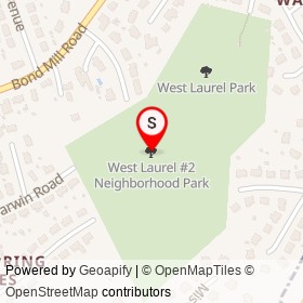 West Laurel #2 Neighborhood Park on , West Laurel Maryland - location map