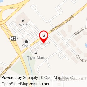McDonald's on All Saints Road, North Laurel Maryland - location map