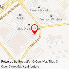 SECU on Tech Road, Silver Spring Maryland - location map