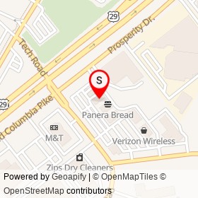 Chick-fil-A on Tech Road, Silver Spring Maryland - location map
