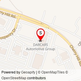 DARCARS Automotive Group on Prosperity Drive, Silver Spring Maryland - location map
