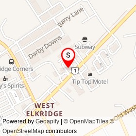 Elkridge Animal Hospital on Washington Boulevard, Elkridge Maryland - location map