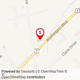 EcnoLodge on Washington Boulevard, Elkridge Maryland - location map