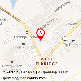 Neu-Valley Nursery and Garden Center on Esquire Court, Elkridge Maryland - location map