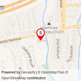 American Asian on Francis Avenue, Arbutus Maryland - location map
