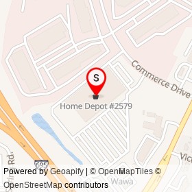 Home Depot #2579 on Commerce Drive, Arbutus Maryland - location map