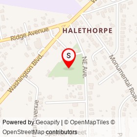 Halethorpe on , Arbutus Maryland - location map