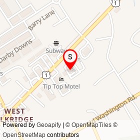 PNC Bank on Washington Boulevard, Elkridge Maryland - location map