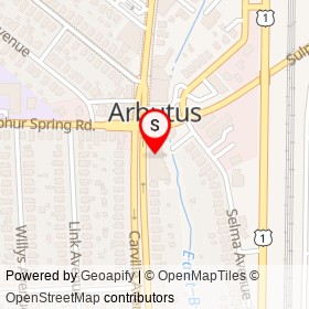Paul's Restaurant on Oregon Avenue, Arbutus Maryland - location map