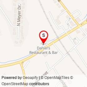 Daniel's Restaurant & Bar on Washington Boulevard, Elkridge Maryland - location map