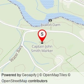 Captain John Smith Marker on Captain John Smith Loop,  Maryland - location map