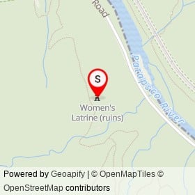 Women's Latrine (ruins) on Ridge Trail,  Maryland - location map