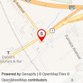 Dings N Things on Washington Boulevard, Elkridge Maryland - location map