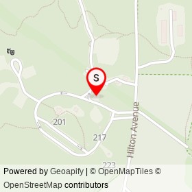 Nature Center on Hilton Avenue, Catonsville Maryland - location map