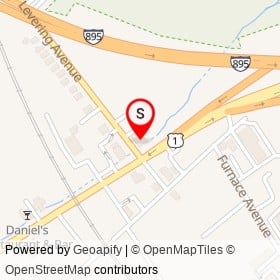 Albright Service Center on Washington Boulevard, Elkridge Maryland - location map