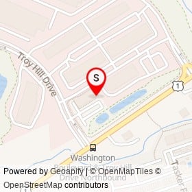 Mutany Pirate Bar & Island Grille on Troy Hill Drive, Elkridge Maryland - location map