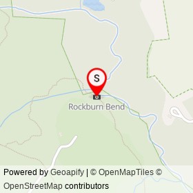 Rockburn Bend on Nacho,  Maryland - location map