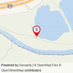 Patapsco Valley State Park Halethorpe Ponds Area on Eleanor Avenue, Linthicum Maryland - location map
