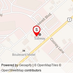Quarles on Roosevelt Boulevard,  Maryland - location map