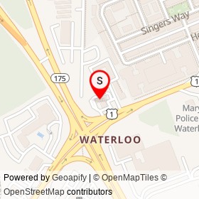Shell on Washington Boulevard,  Maryland - location map