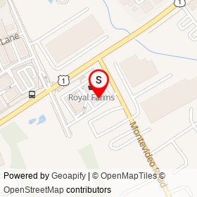 Royal Farms on Montevideo Road,  Maryland - location map